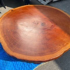座卓　輪切　天然木　テーブル