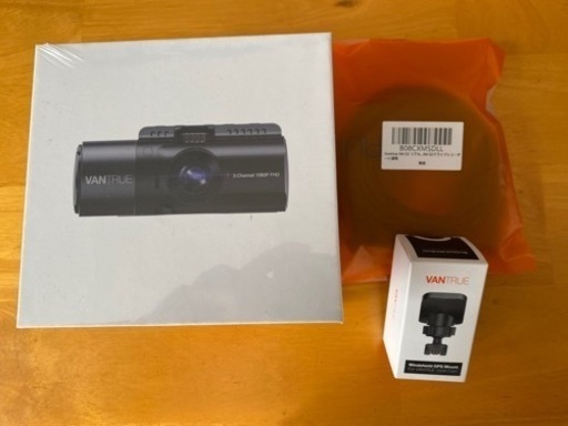 3カメラ ドライブレコーダー + GPSマウント + 直結電源ケーブルTypeC