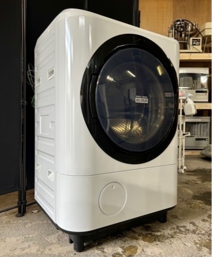 札幌引取り歓迎 美品 18年製 日立 HITACHI 12kg ドラム式洗濯乾燥機 BD-NX120BL