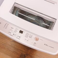洗濯機　6kg　アクア　AQW-S60J　2020年製