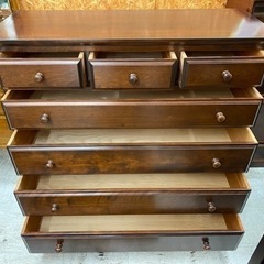 愛品館 江戸川店】松本民芸家具 3列1段5段引き出し箪笥