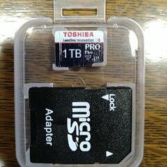 【ネット決済・配送可】MicroSDカード　TOSHIBA　1T...