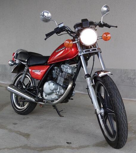 SUZUKI GN125E 人気の赤  GN125H GN125-2F 原付二種 スズキ