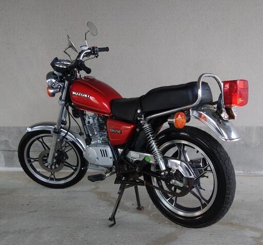 SUZUKI GN125E 人気の赤 GN125H GN125-2F 原付二種 スズキ