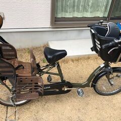 ☆引取限定☆ 前後子供乗せ自転車 3人乗り 非電動自動車