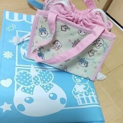 お話し中☆最終お値下げ♪ほっぺちゃん❤お弁当袋＆手提げ袋♪おまけ付