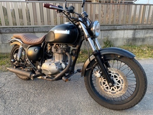 ☆KawasakiエストレアRS.マフラーやシートなどカスタム車両☆チェーン・プラグ・エレメントなど新品交換^_^色々整備で快調ですよ☆