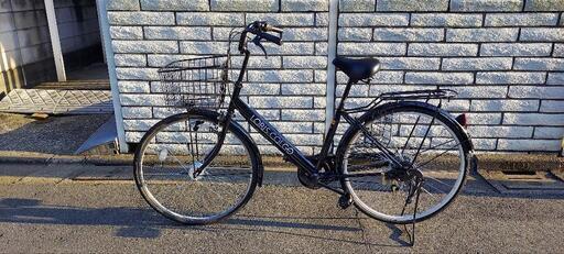 【決まりました】自転車★26インチ　黒　シマノ製外装6段変速　LEDオートライト　LORIS COLGO