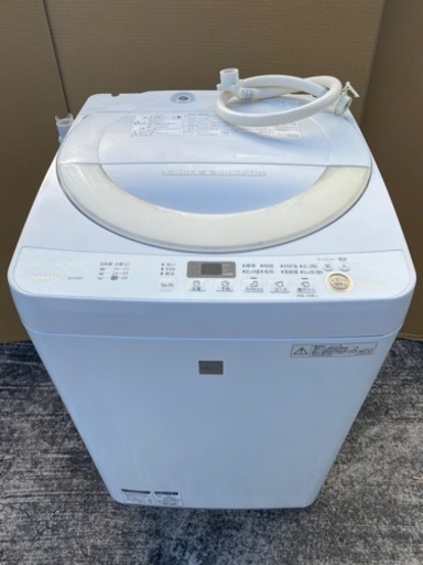 シャープ　洗濯機　ES-G5E3-KW　2016年製　5.5㎏●AA03G006