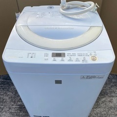 シャープ　洗濯機　ES-G5E3-KW　2016年製　5.5㎏●...