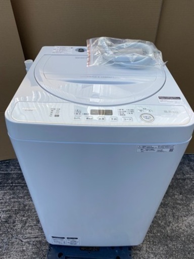 シャープ　洗濯機　ES-GE5D　2020年製　5.5㎏●E031W008