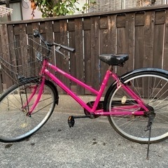 女の子　ピンク　26インチ　自転車