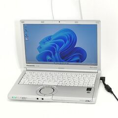 保証付 日本製 高速SSD ノートパソコン Panasonic CF-SX4EDHKS 中古