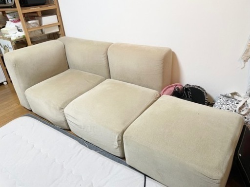 無印ソファー　オットマン　セット