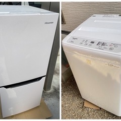 【2019年製パナソニック全自動洗濯機/ハイセンス2ドア冷凍冷蔵...