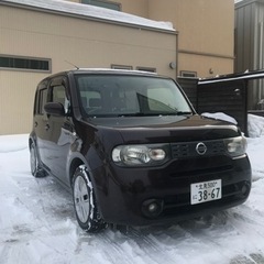 北海道北見市　日産キューブVセレクション　4WD