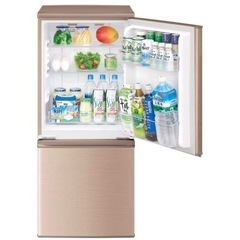 SHARP 冷蔵庫 SJ-D14E-N 137L