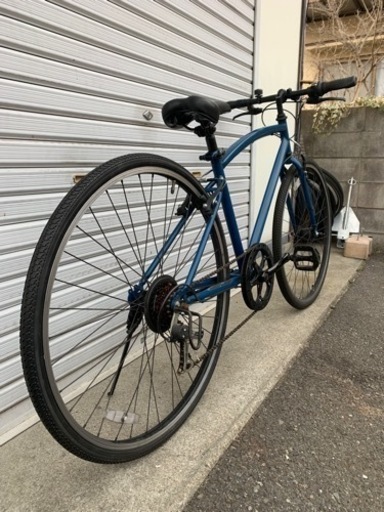 前後タイヤ・チューブ新品！】 LEDダイナモ 26インチ自転車 ブルー