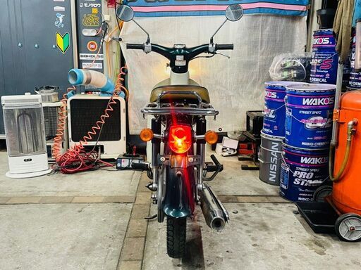 実動】ホンダ リトルカブ PGM-Fi AA01 バッテリー、チェーン新品 配送