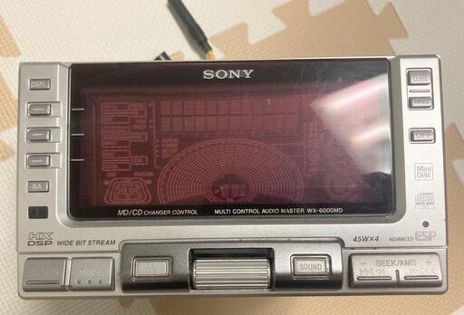 希少 SONY カーオーディオ　WX-6000MD