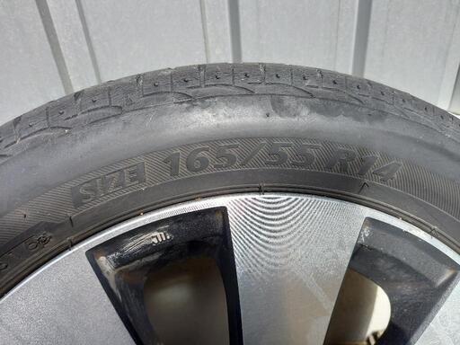 専用 スズキ純正アルミホイール 165/55R14