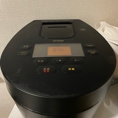 （購入者決定）アイリスオーヤマ 炊飯器（黒）