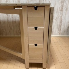 急募 美品 IKEA ノールデン ダイニングテーブル