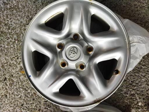 ランクル　ホイール　純正17インチ