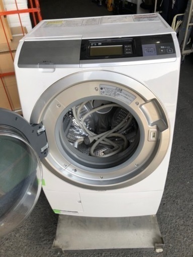配送可能　日立 HITACHI BD-ST9700L [ビッグドラムスリム ななめ型ドラム式洗濯乾燥機（10.0kg） 左開き 自動お掃除搭載 シルバー]