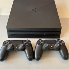 PS4Pro本体+コントローラー×2+ゲームソフト各種6本