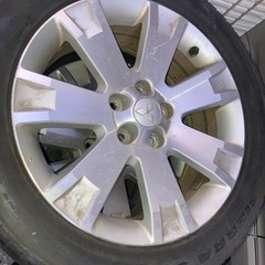 引取希望】三菱 18インチ アルミ付タイヤ デリカ D5 純正 (18x7+38 5H/114,
