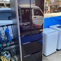 お薦め品‼️激安‼️日立ガラストップ6ドア冷凍冷蔵庫 475L 2013年