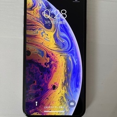 超美品iPhoneXS silver 64GB SIMフリー土日...