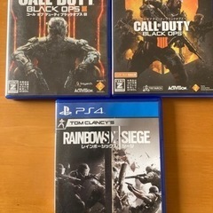 PS4ゲームソフト3本セット