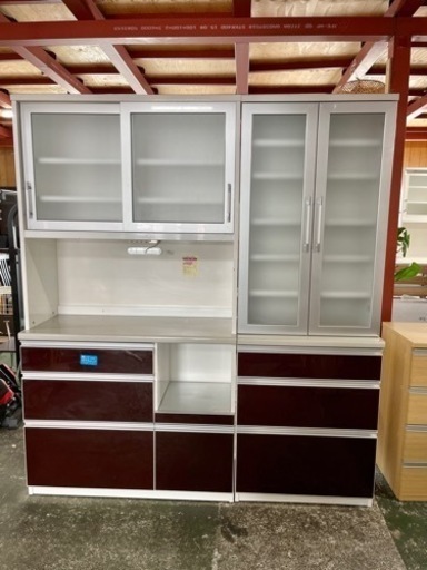 激安‼️ 大量収納ハイグレード食器棚　キッチンボード　幅173cm