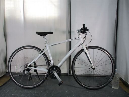 C574　★24800円スタート★整備済み スポーツ中古自転車 【クロスバイク asahi　precision 白】