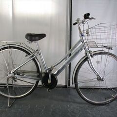 C576　限定特価　整備済み★ブリヂストン　アルベルトロイヤル★ 中古自転車 【26インチ　シルバー 】