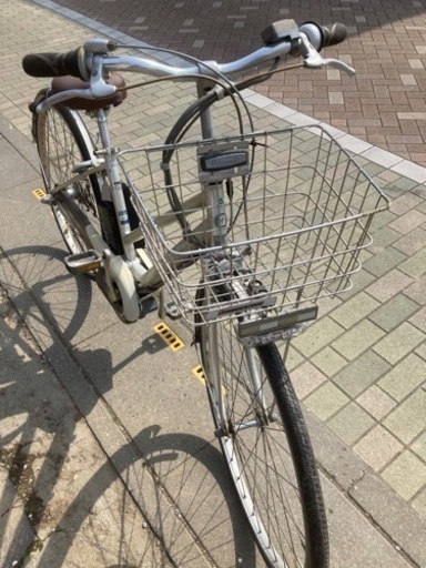電動アシスト自転車 26インチ シルバー 電動アシスト自転車 ヤマハPAS