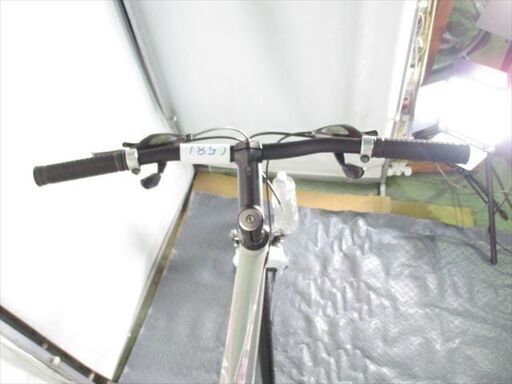 E194 ☆25800円☆整備済み スポーツ中古自転車 【クロスバイク 白 48㎝】