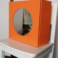 スチール製 オレンジ ボックス