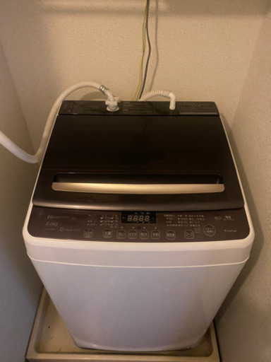 ハイセンス　2020年　8.0kg