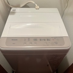 (取引決定済)3/29引き取り希望！パナソニック6kg洗濯機