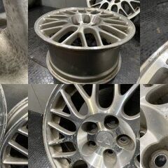 三菱 ランエボ ランサーエボリューション 純正ホイール 17インチ 4本 8J5HPCD114.3+38　(VHC339)クレジットカード QRコード決済可能