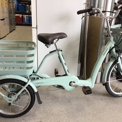 ●販売終了●ブリジストン　FRONTIA    電動アシスト自転車　20インチ　3輪　バッテリー・充電機・カギ付き　中古品 ○販売終了○ブリジストン FRONTIA 電動アシスト自転車 20インチ 3輪