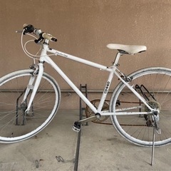 【おしゃれクロスバイク】ホワイト 自転車