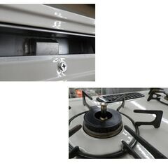 LPガス用 ガステーブル 2019年製 リンナイ RT33NJH 左強火 水無グリル