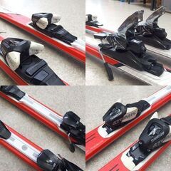 ATOMIC 164cm カービングスキー R-FACTOR CF 調整ビンディング付き板 ポールセット アトミック 札幌市 屯田店