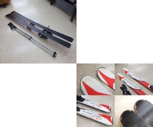 ATOMIC 164cm カービングスキー R-FACTOR CF 調整ビンディング付き板 ポールセット アトミック 札幌市 屯田店