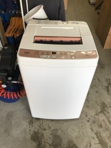 AQUA 全自動洗濯機　AQW-KS6G 2019年製