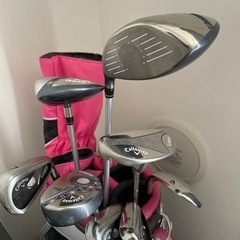 キャロウェイ（CALLAWAY）（レディース）ソレイル パッケージセット ピンク 8本セット(W1、W5、6H、I7、I9、PW、SW、Putter) Callawayオリジナルカーボン